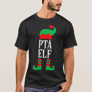 Womens Funny PTA Elf Parent Teacher Association VN T-Shirt