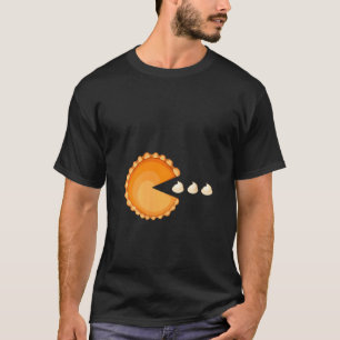 Womens Funny Pumpkin Pie Thanksgiving Eat Whipping T-Shirt
