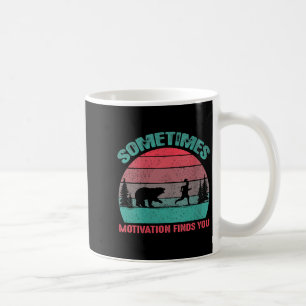 Womens Funny Running Motivational Sometimes Motiva Coffee Mug