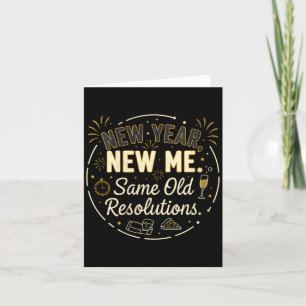 Womens Funny Sarcastic Humour Quote Lazy Card