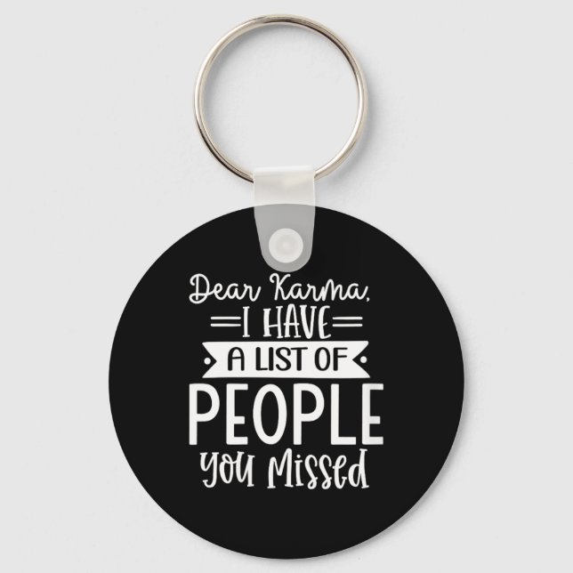 Womens Funny Sarcastic Speak The Truth Offensive Key Ring (Front)
