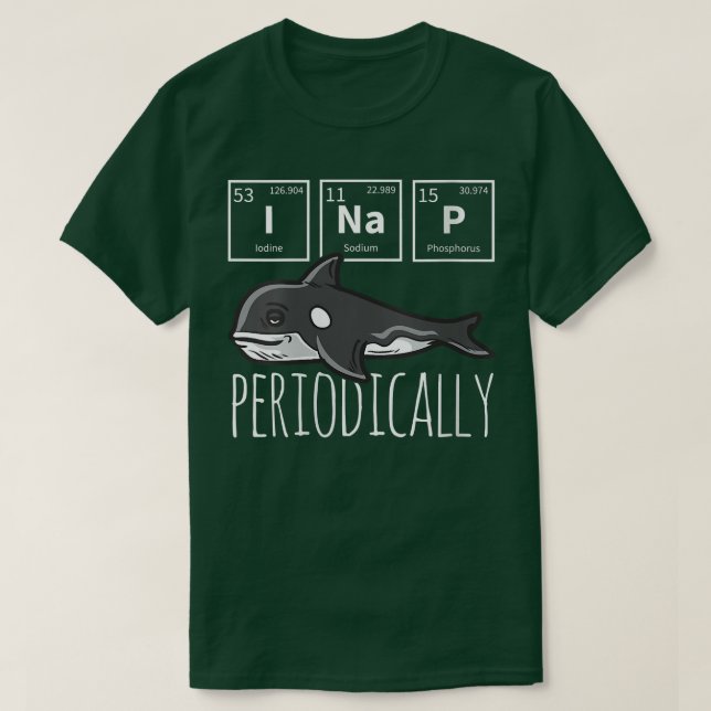 Womens Funny Science I NAP Periodic Table Meme Meh T-Shirt (Design Front)