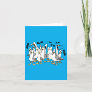 Womens Funny Seagull Mum Ocean Life Mothers Day Card
