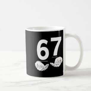 Womens Funny Six Seven 6 7 Meme Gen Alpha Slang 6 Coffee Mug