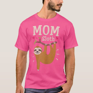 Womens Funny Sloth Graphic Humour Zoo Animal Lover T-Shirt