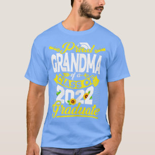 Womens Funny Sunflower Proud Grandma Of A Class Of T-Shirt