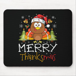 Womens Funny Thanksmas 2025 Merry Thanksmas Thanks Mouse Pad