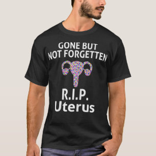 Womens Funny Uterine Cancer Awareness Month Peach  T-Shirt