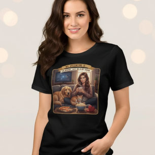 Women's Funny Valentine Squad Dog Cat Movie Tri-Blend Shirt