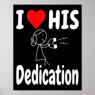 Women's Funny Valentine's Day Couple Matching I Lo Poster