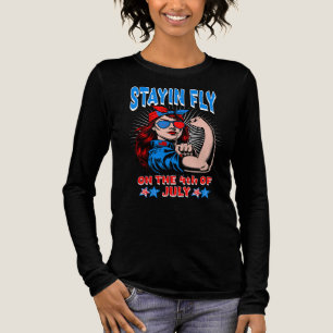 Women's funny vintage 4th of July  Tri-Blend Shirt