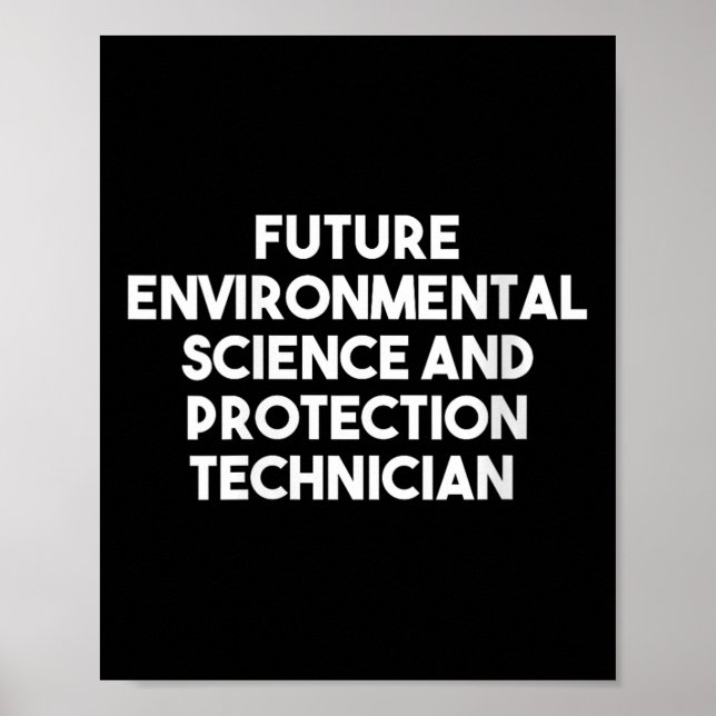 Womens Future Environmental Science And Poster (Front)