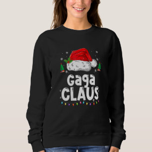 Womens Gaga Claus , Family Matching Gaga Claus Paj Sweatshirt