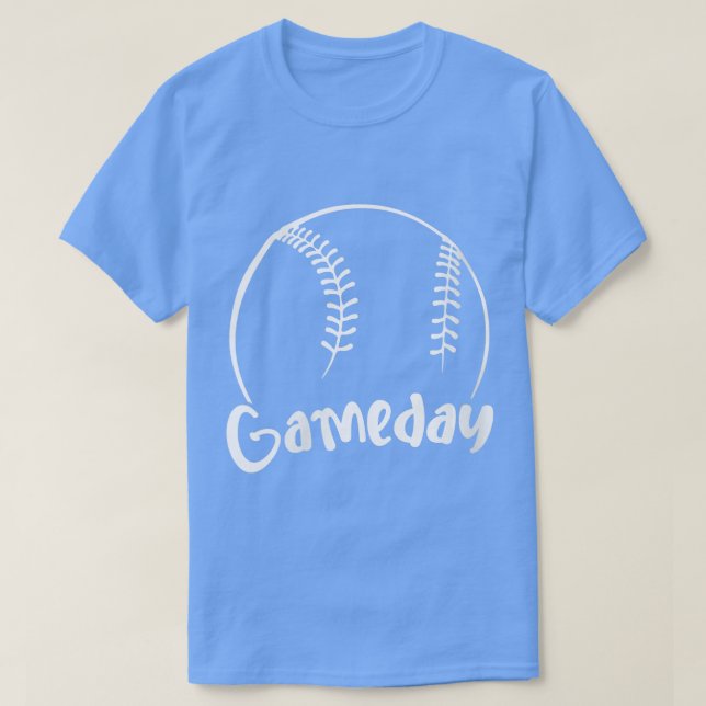 Womens Game Day Baseball Baseball Life Softball Li T-Shirt (Design Front)