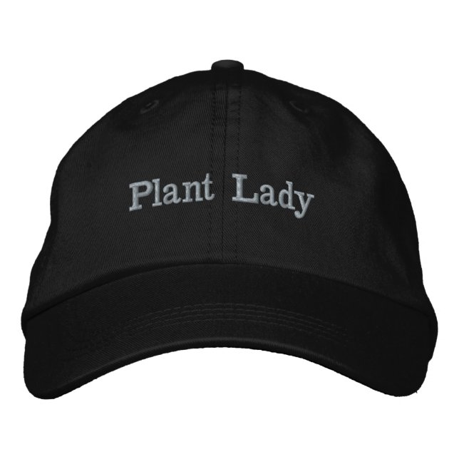 Women's Gardening Embroidered Baseball Hat (Front)