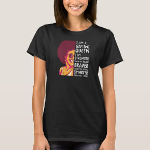 Womens Gemini queen women Astrology zodiac Gemini T-Shirt