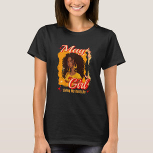 Womens Gemini Woman Taurus Zodiac Melanin Queen Ma T-Shirt