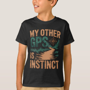 Womens Geocaching Hiking Funny V-neck T-Shirt
