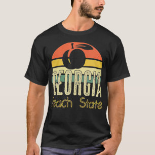 Womens Georgia Peach State Peaches USA America Uni T-Shirt