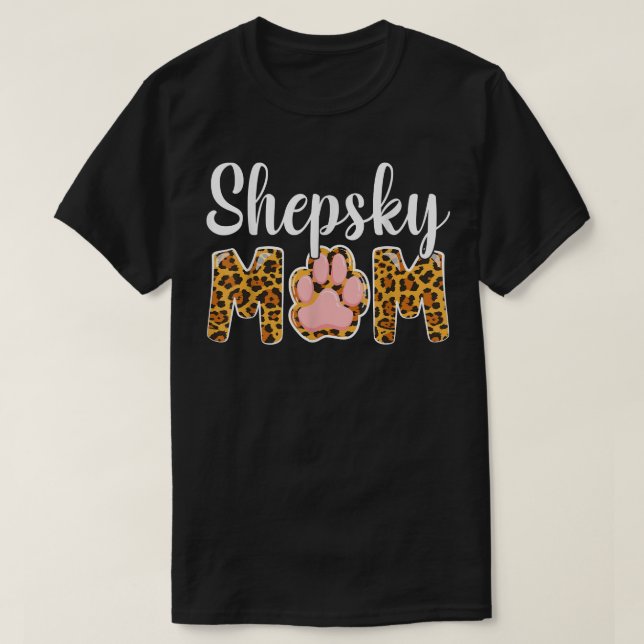 Womens Gerberian Shepsky Mom Mama For Dog Lover Mo T-Shirt (Design Front)