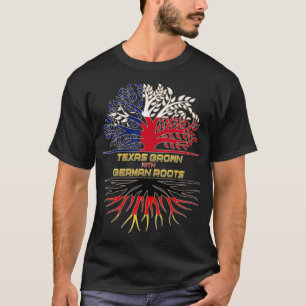 Womens German Roots American Grown For German Tea T-Shirt