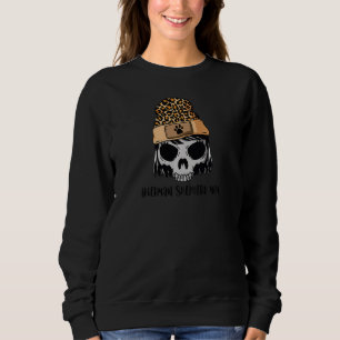 Womens German Shepherd Mom Leopard Print Women Sku Sweatshirt