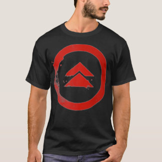 Womens Ghost of Tsushima Sword Kanji with Falling  T-Shirt