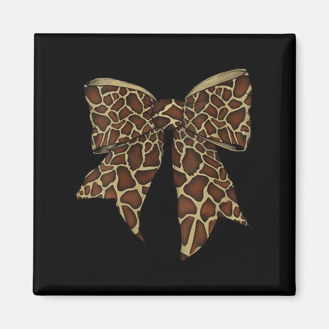 Womens Giraffe Animal Pattern Cute Halloween Costu Magnet (Front)