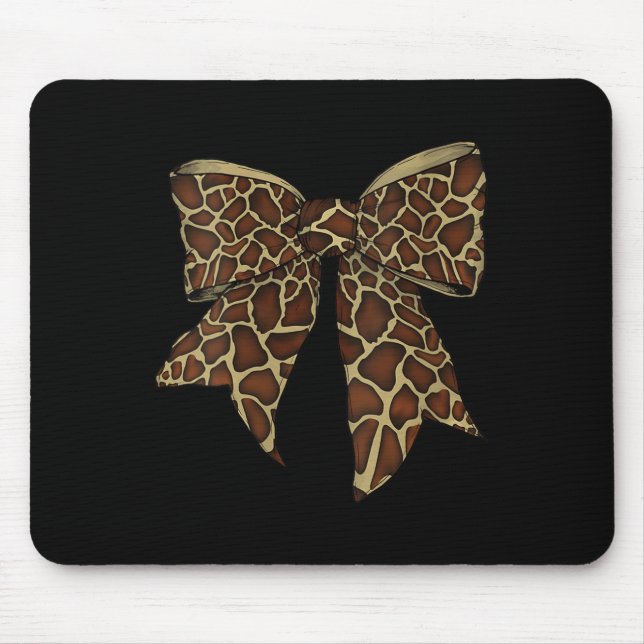 Womens Giraffe Animal Pattern Cute Halloween Costu Mouse Pad (Front)
