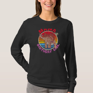 Womens Girl Birthday I Nana I Stegosaurus I Family T-Shirt