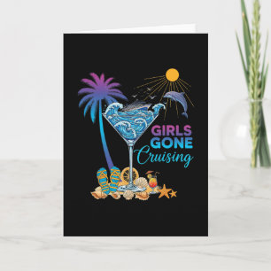 Womens Girls Gone Cruising Trip 2026 Cruise Bestie Card