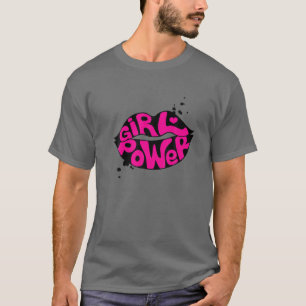 Women's Girls Motivational Quotes Girl Power Graph T-Shirt