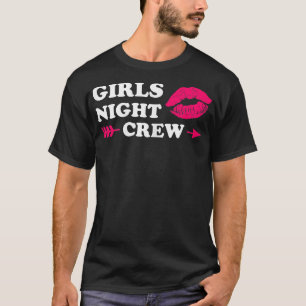 Womens girls night crew party ladies bride T-Shirt