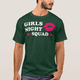 Womens girls night squad party ladies bride1416 T-Shirt