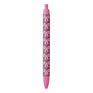 Women's Girl's Pink Bow School Office Pen Gift