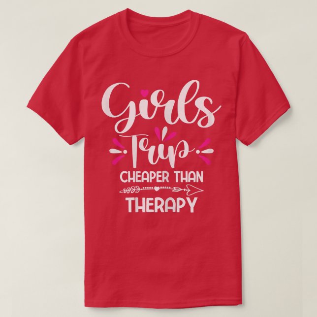 Womens Girls Trip Girls Road Trip Costume & Essent T-Shirt (Design Front)