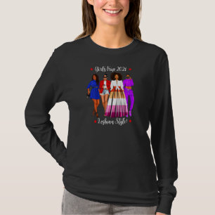 Womens Girls Trip Lesbian Vacation Gay Woman Hen D T-Shirt