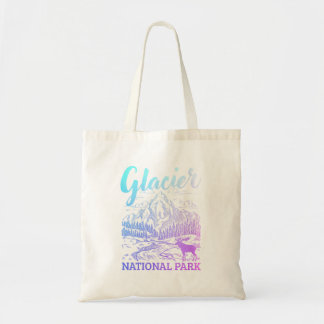 Womens Glacier National Park Montana Vintage Pnw Tote Bag
