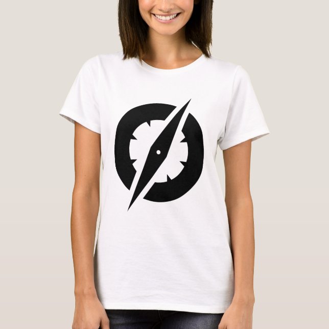 Womens GlobalGen Compass Tee (white) (Front)