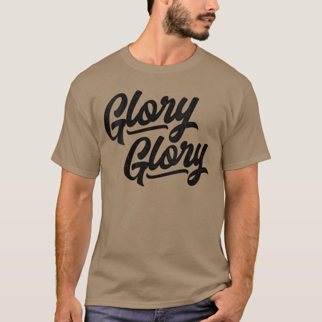 Womens Glory Glory Georgia Rally Fight Song VNeck  T-Shirt (Front)