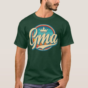 Womens Gma Retro Name Funny Vintage Style Grandmot T-Shirt