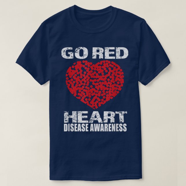 Womens Go Red For Heart Health Awareness Month 202 T-Shirt (Design Front)