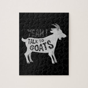 Womens Goat Gifts For Goat Lovers Funny Jigsaw Puzzle