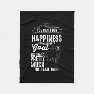 Womens Goat Lover Goat Gift Fleece Blanket