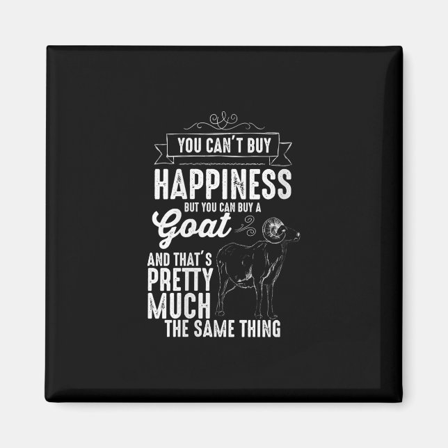 Womens Goat Lover Goat Gift Magnet (Front)
