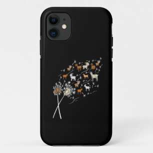 Womens Goats Funny Dandelion Wildflower Floral Goa Case-Mate iPhone Case