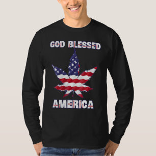 Womens God Blessed America For Men Women T-Shirt