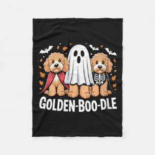 Womens Golden-Boo-Dle Fleece Blanket