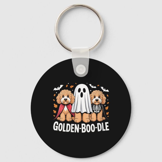Womens Golden-Boo-Dle Key Ring (Front)