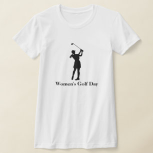 Women's Golf Day (or Month) Silhouette T-Shirt